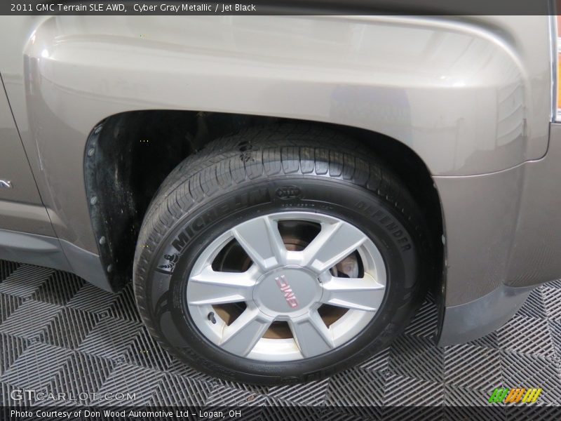 Cyber Gray Metallic / Jet Black 2011 GMC Terrain SLE AWD