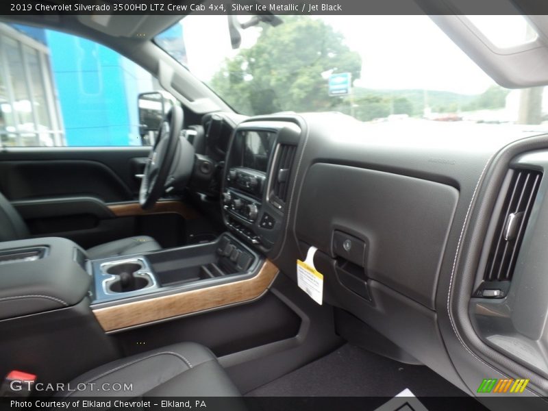 Silver Ice Metallic / Jet Black 2019 Chevrolet Silverado 3500HD LTZ Crew Cab 4x4