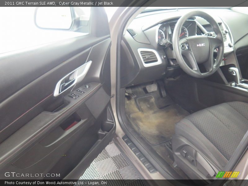 Cyber Gray Metallic / Jet Black 2011 GMC Terrain SLE AWD