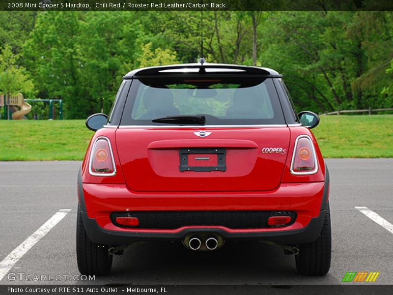 Chili Red / Rooster Red Leather/Carbon Black 2008 Mini Cooper S Hardtop