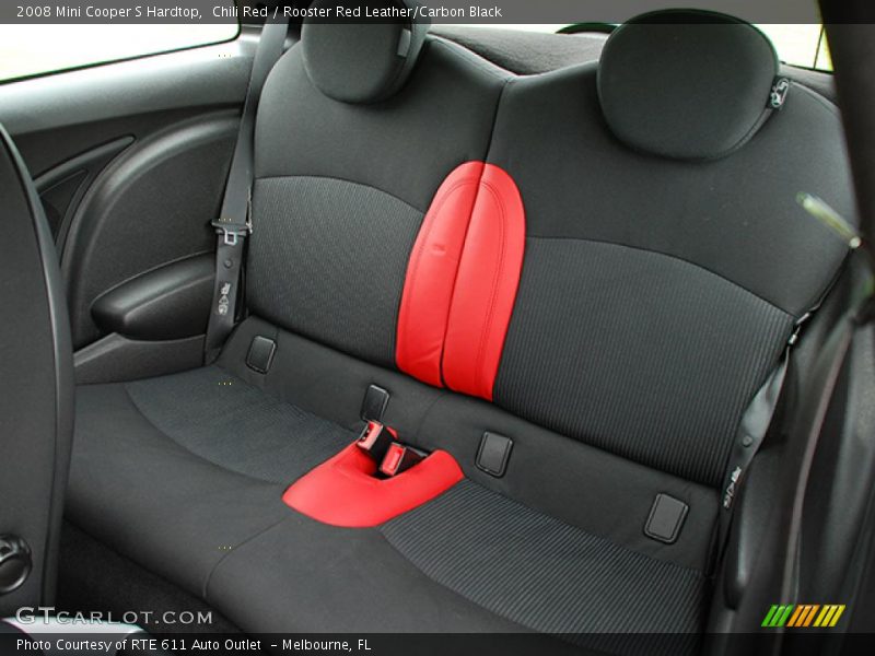 Chili Red / Rooster Red Leather/Carbon Black 2008 Mini Cooper S Hardtop