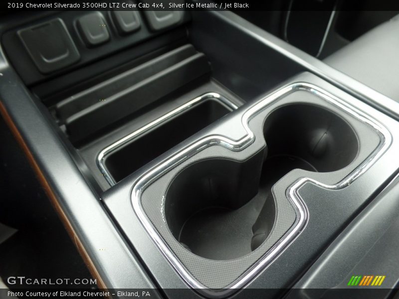 Silver Ice Metallic / Jet Black 2019 Chevrolet Silverado 3500HD LTZ Crew Cab 4x4