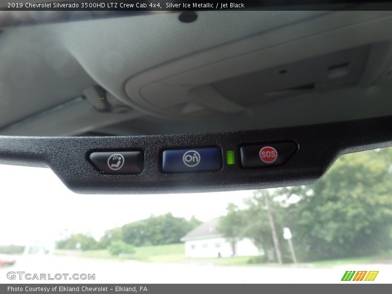 Silver Ice Metallic / Jet Black 2019 Chevrolet Silverado 3500HD LTZ Crew Cab 4x4