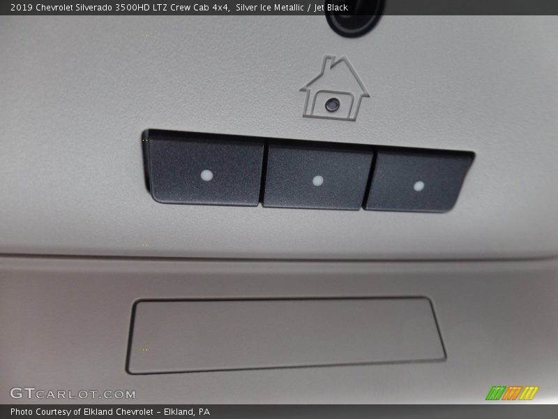 Silver Ice Metallic / Jet Black 2019 Chevrolet Silverado 3500HD LTZ Crew Cab 4x4