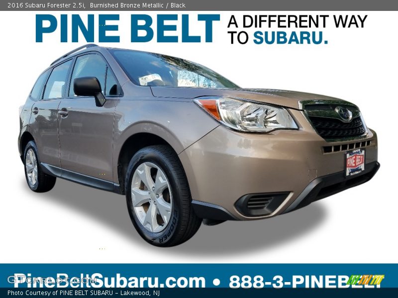 Burnished Bronze Metallic / Black 2016 Subaru Forester 2.5i