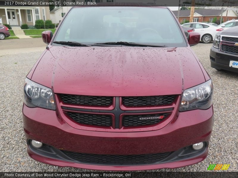 Octane Red / Black 2017 Dodge Grand Caravan GT
