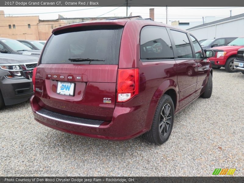 Octane Red / Black 2017 Dodge Grand Caravan GT