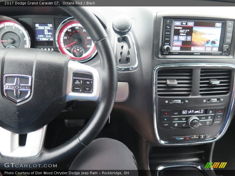Octane Red / Black 2017 Dodge Grand Caravan GT