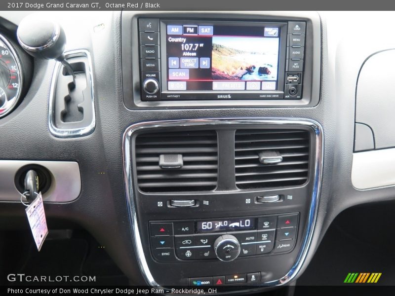 Octane Red / Black 2017 Dodge Grand Caravan GT