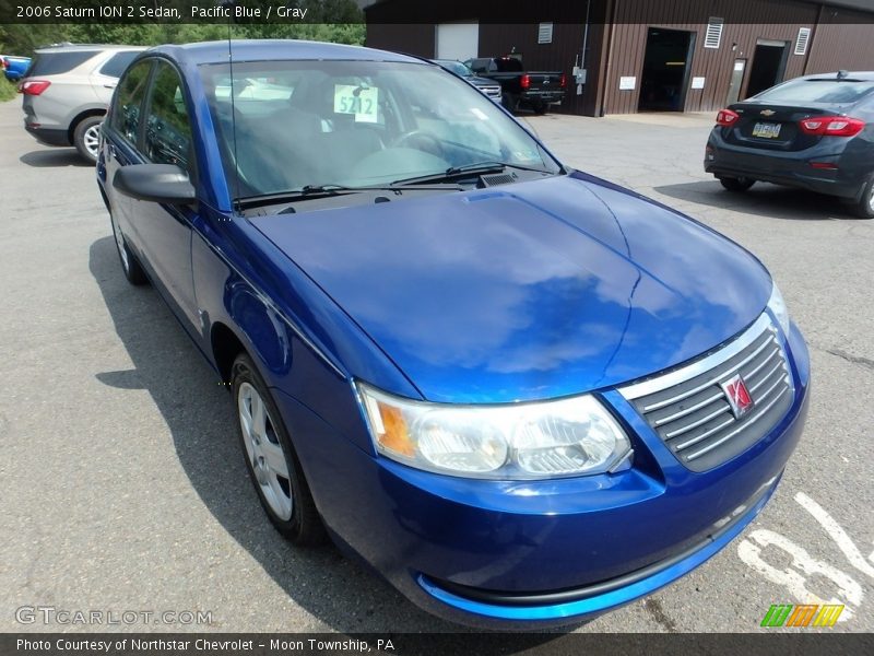 Pacific Blue / Gray 2006 Saturn ION 2 Sedan