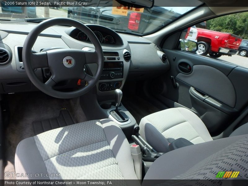 Pacific Blue / Gray 2006 Saturn ION 2 Sedan