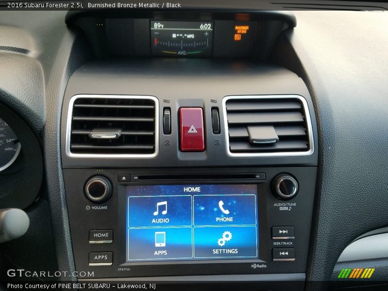 Burnished Bronze Metallic / Black 2016 Subaru Forester 2.5i