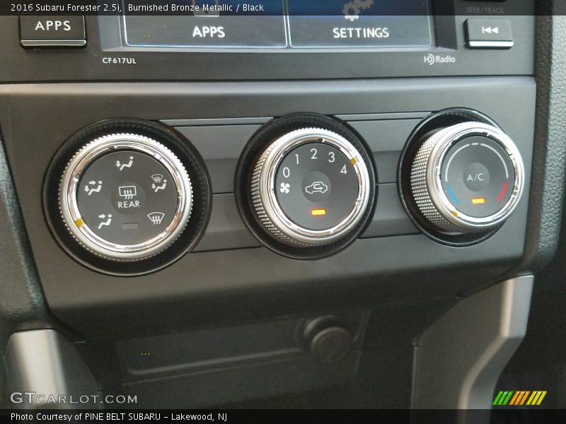 Burnished Bronze Metallic / Black 2016 Subaru Forester 2.5i