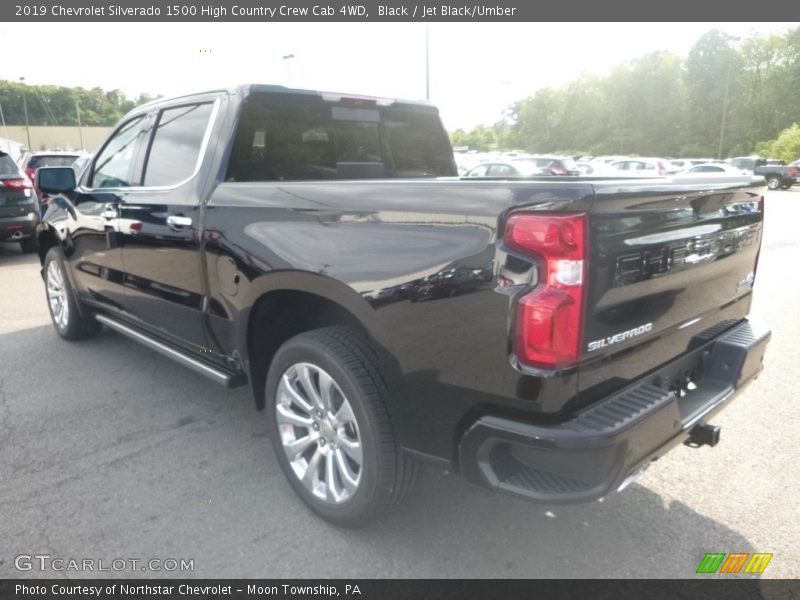 Black / Jet Black/Umber 2019 Chevrolet Silverado 1500 High Country Crew Cab 4WD