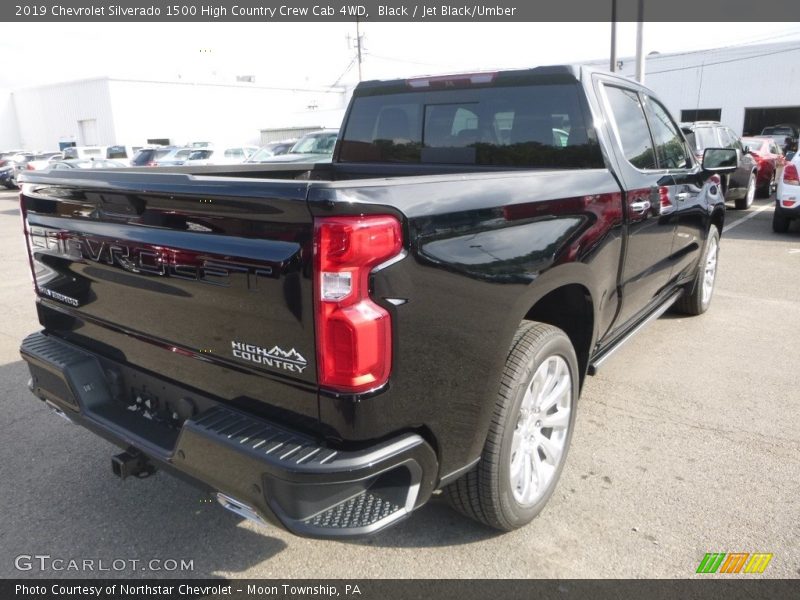 Black / Jet Black/Umber 2019 Chevrolet Silverado 1500 High Country Crew Cab 4WD