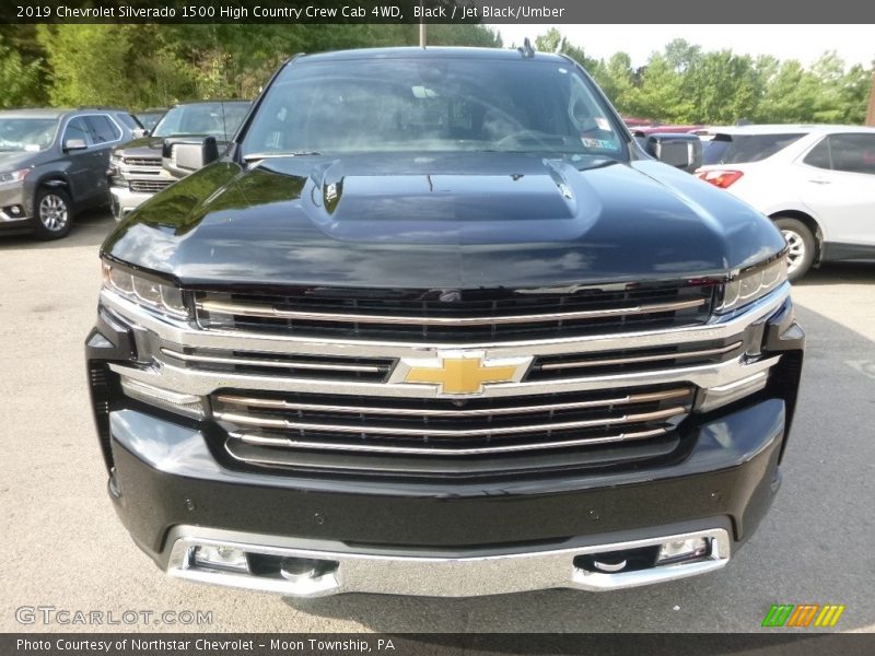 Black / Jet Black/Umber 2019 Chevrolet Silverado 1500 High Country Crew Cab 4WD