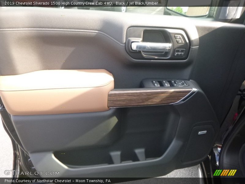 Black / Jet Black/Umber 2019 Chevrolet Silverado 1500 High Country Crew Cab 4WD