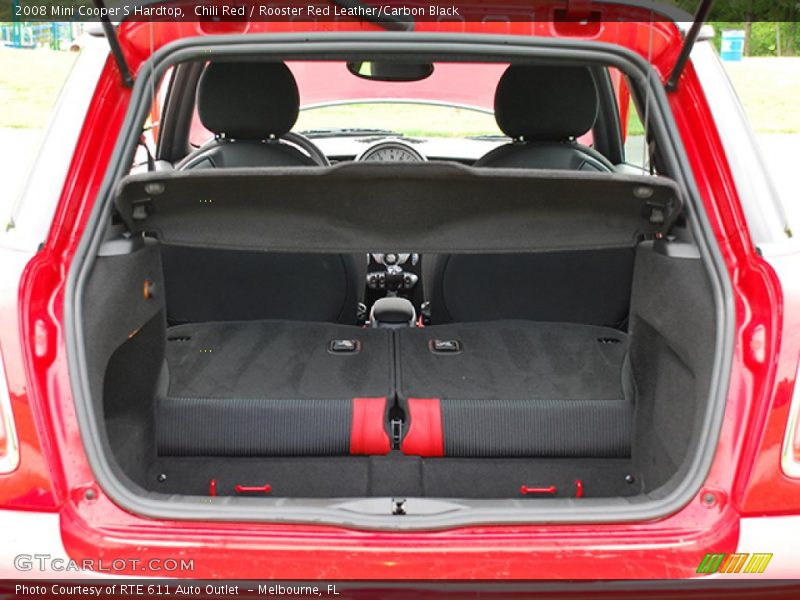 Chili Red / Rooster Red Leather/Carbon Black 2008 Mini Cooper S Hardtop