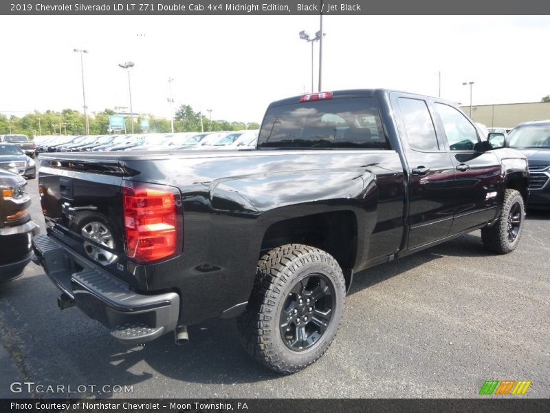 Black / Jet Black 2019 Chevrolet Silverado LD LT Z71 Double Cab 4x4 Midnight Edition