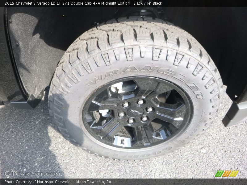 Black / Jet Black 2019 Chevrolet Silverado LD LT Z71 Double Cab 4x4 Midnight Edition