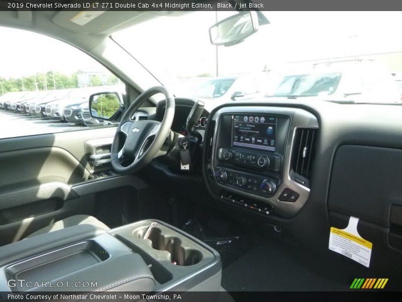 Black / Jet Black 2019 Chevrolet Silverado LD LT Z71 Double Cab 4x4 Midnight Edition