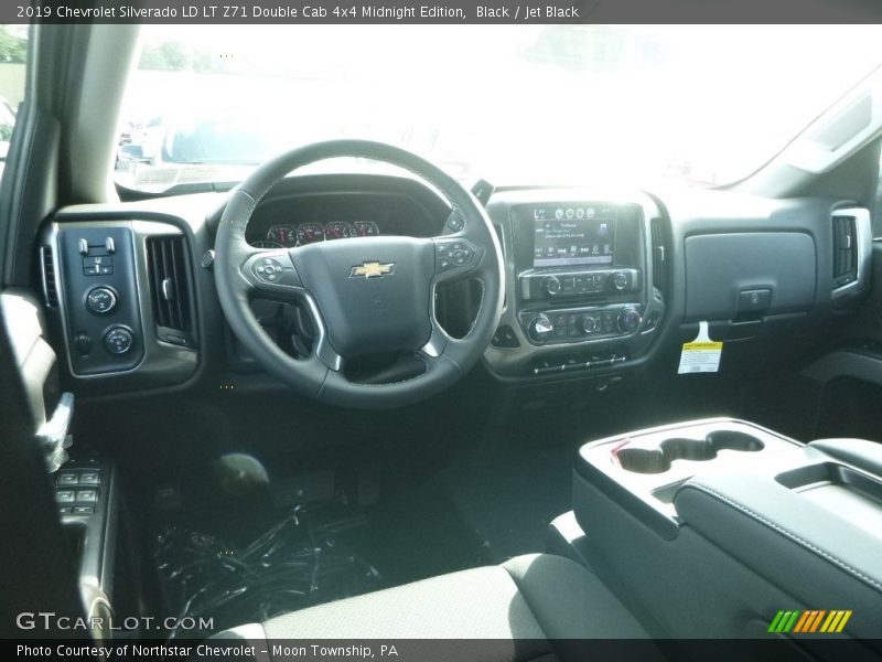Black / Jet Black 2019 Chevrolet Silverado LD LT Z71 Double Cab 4x4 Midnight Edition