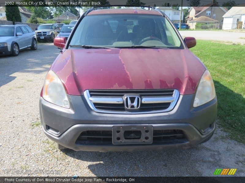 Chianti Red Pearl / Black 2002 Honda CR-V EX 4WD