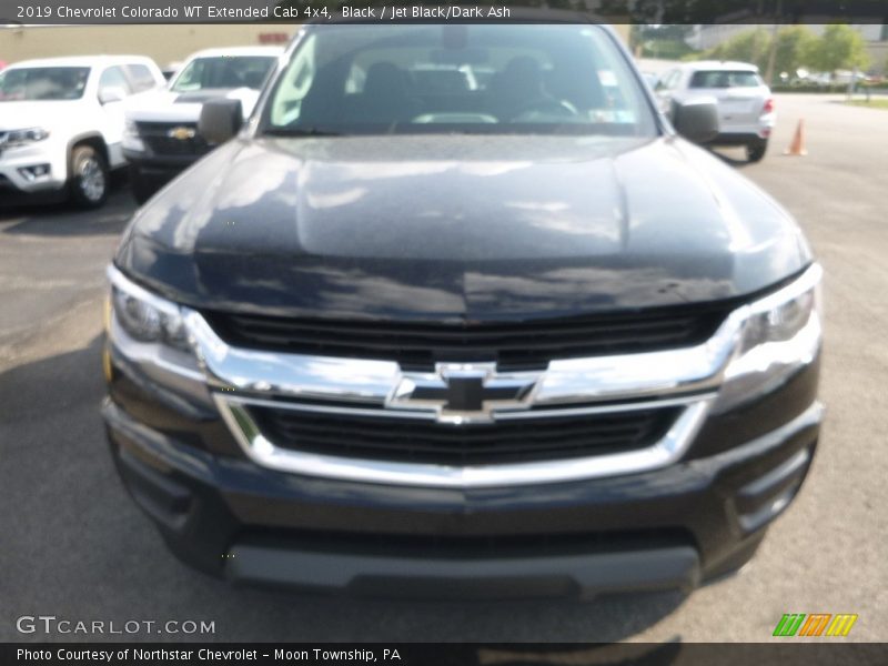 Black / Jet Black/Dark Ash 2019 Chevrolet Colorado WT Extended Cab 4x4