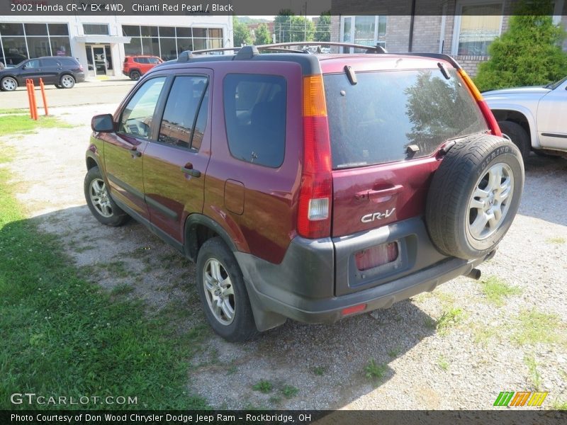 Chianti Red Pearl / Black 2002 Honda CR-V EX 4WD