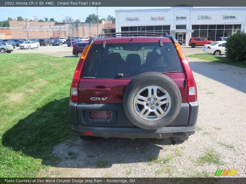 Chianti Red Pearl / Black 2002 Honda CR-V EX 4WD