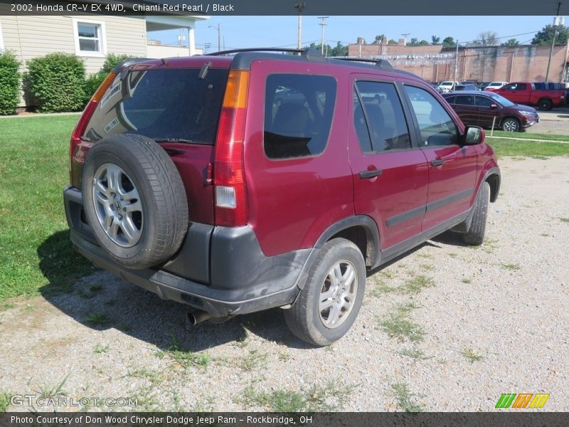 Chianti Red Pearl / Black 2002 Honda CR-V EX 4WD