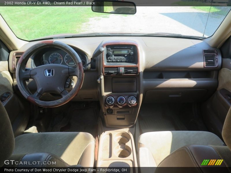 Chianti Red Pearl / Black 2002 Honda CR-V EX 4WD