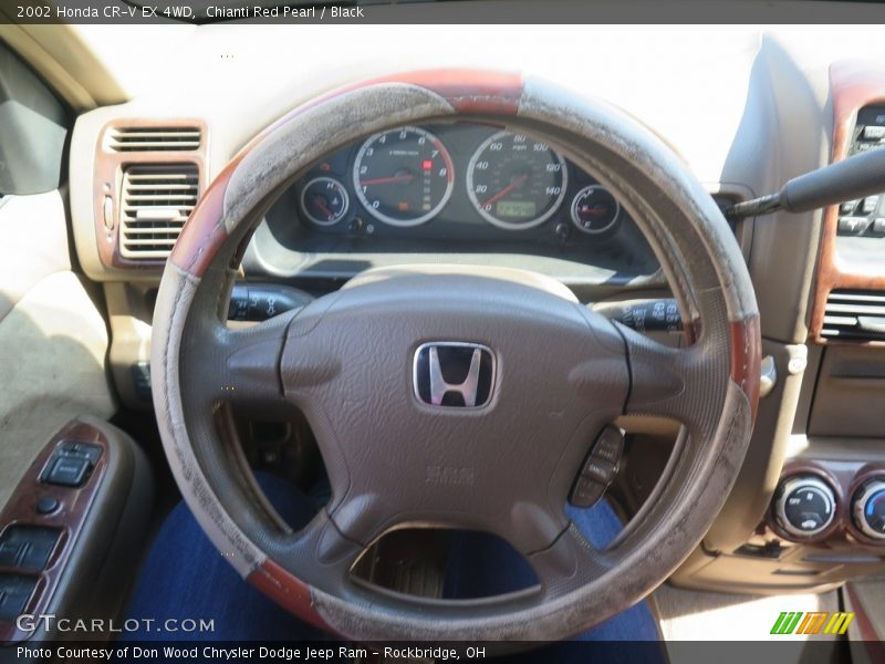 Chianti Red Pearl / Black 2002 Honda CR-V EX 4WD