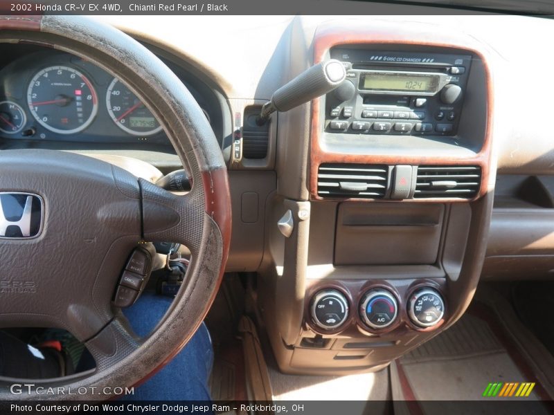 Chianti Red Pearl / Black 2002 Honda CR-V EX 4WD