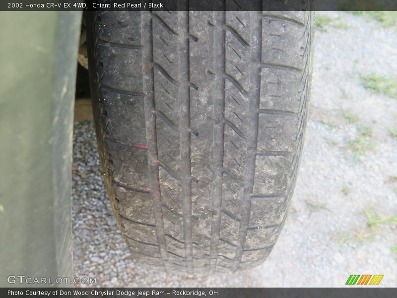 Chianti Red Pearl / Black 2002 Honda CR-V EX 4WD