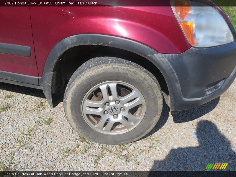 Chianti Red Pearl / Black 2002 Honda CR-V EX 4WD