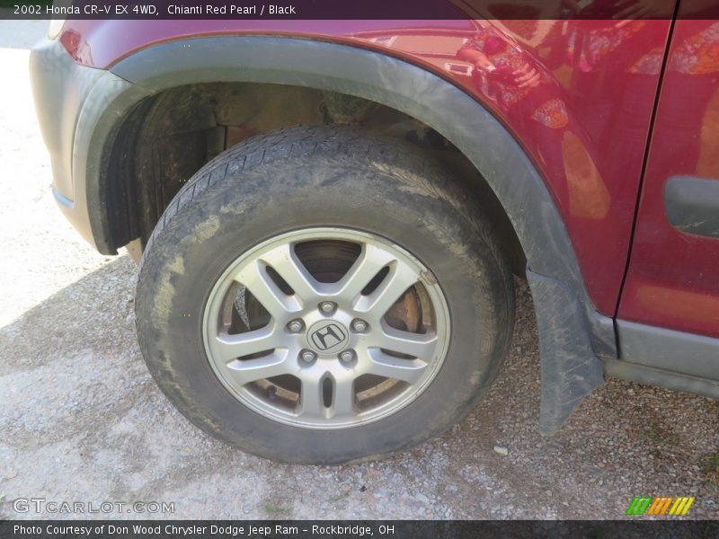 Chianti Red Pearl / Black 2002 Honda CR-V EX 4WD