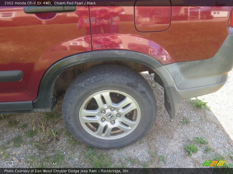 Chianti Red Pearl / Black 2002 Honda CR-V EX 4WD