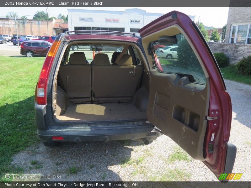 Chianti Red Pearl / Black 2002 Honda CR-V EX 4WD