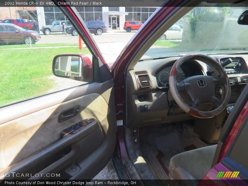 Chianti Red Pearl / Black 2002 Honda CR-V EX 4WD