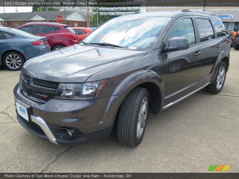 Bruiser Grey / Black 2017 Dodge Journey Crossroad