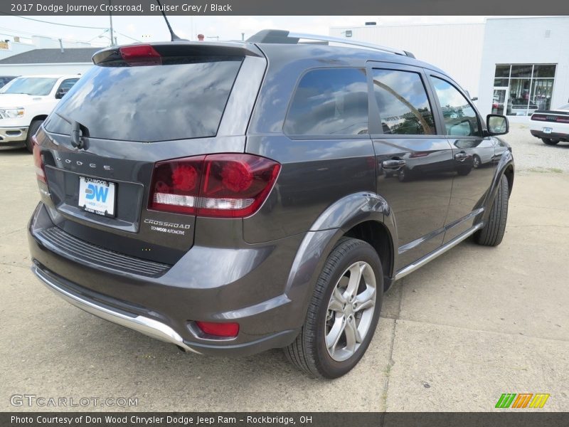 Bruiser Grey / Black 2017 Dodge Journey Crossroad