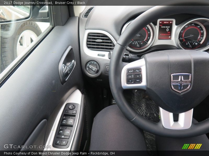 Bruiser Grey / Black 2017 Dodge Journey Crossroad