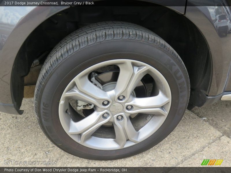 Bruiser Grey / Black 2017 Dodge Journey Crossroad