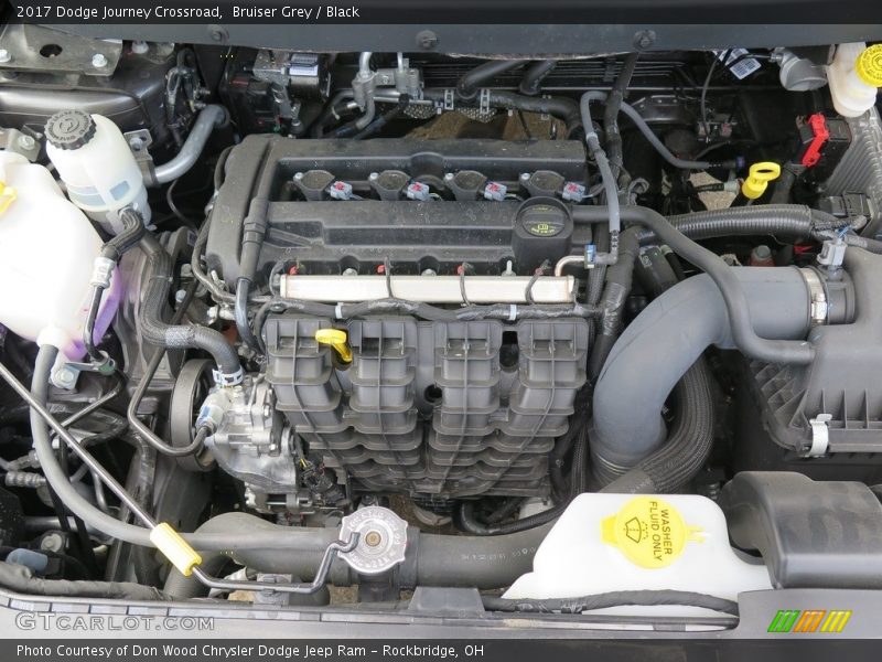 Bruiser Grey / Black 2017 Dodge Journey Crossroad