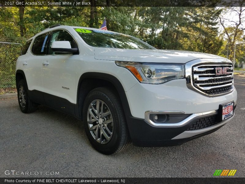 Summit White / Jet Black 2017 GMC Acadia SLT