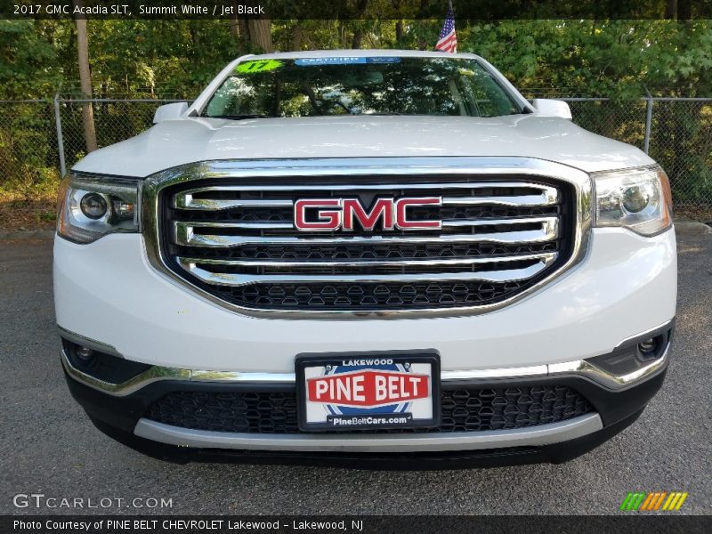 Summit White / Jet Black 2017 GMC Acadia SLT