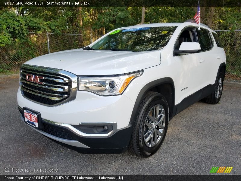 Summit White / Jet Black 2017 GMC Acadia SLT