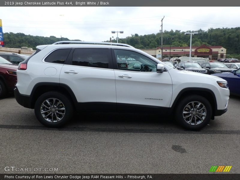 Bright White / Black 2019 Jeep Cherokee Latitude Plus 4x4