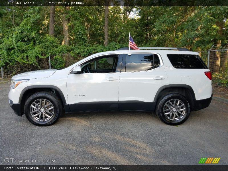 Summit White / Jet Black 2017 GMC Acadia SLT